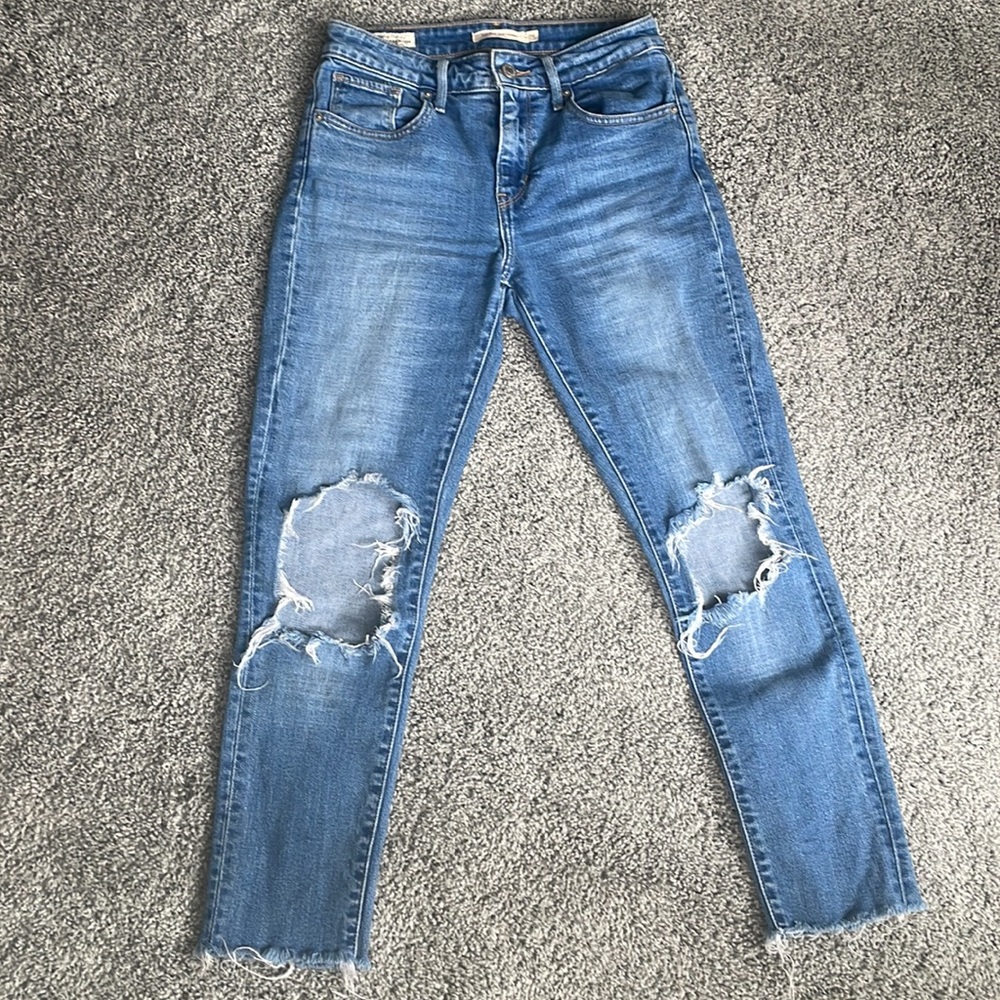 Levi's High Rise Skinny Jeans 25